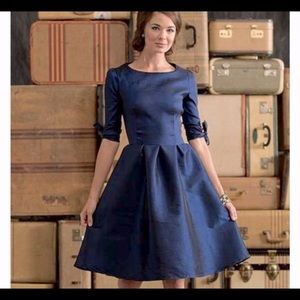 Shabby Apple Royal/Navy Taffeta Holiday Dress 14/16 NEVER WORN